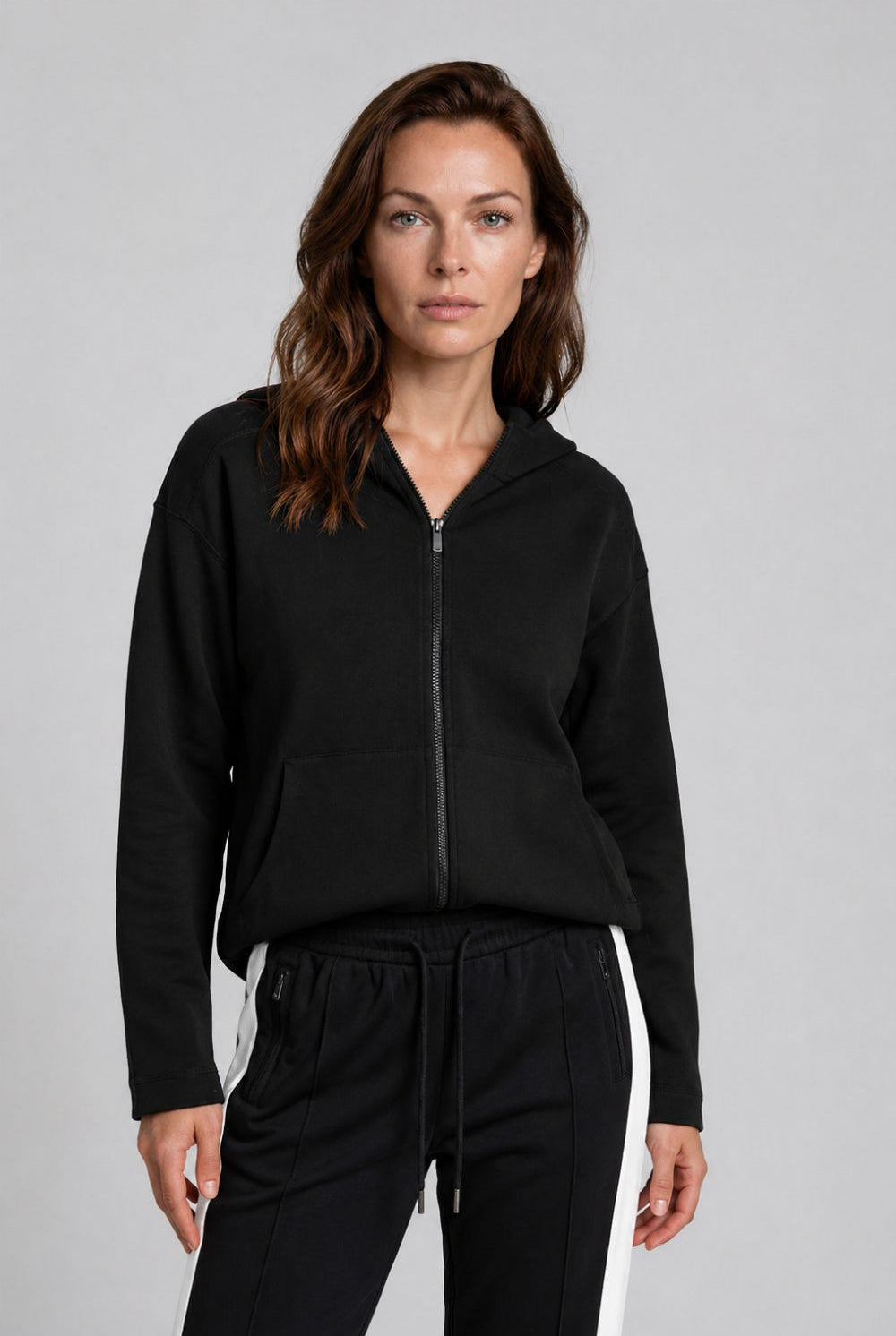 Silvermaple Collection - Oasis Zip Jacket | Black - Jacket - Silvermaple Boutique