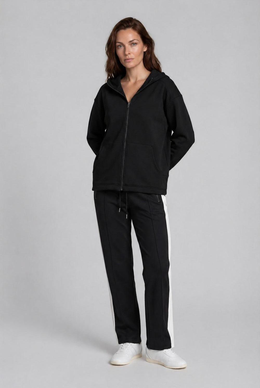 Silvermaple Collection - Oasis Zip Jacket | Black - Jacket - Silvermaple Boutique