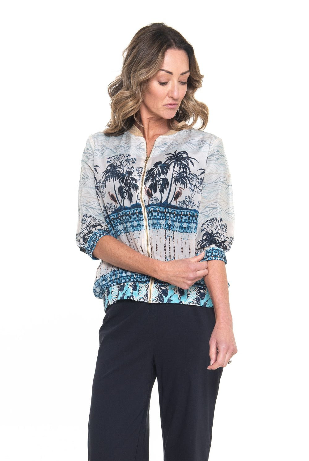 Silvermaple Collection - Diaz Bomber Jacket | Heron Bay - Jacket - Silvermaple Boutique