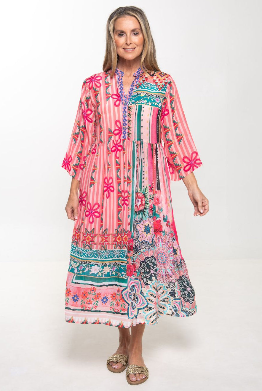 Silvermaple Collection - Erin V-Neck Dress | Rio Botanica - Dress - Silvermaple Boutique