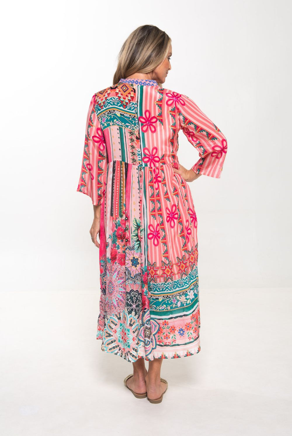 Silvermaple Collection - Erin V-Neck Dress | Rio Botanica - Dress - Silvermaple Boutique