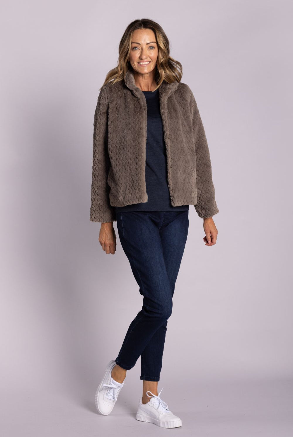 Silvermaple Collection - Isla Faux Fur Jacket | Latte - Jacket - Silvermaple Boutique