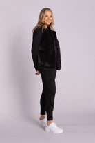Silvermaple Collection - Isla Faux Fur Vest | Black - Vest - Silvermaple Boutique