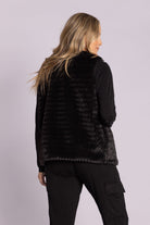 Silvermaple Collection - Isla Faux Fur Vest | Black - Vest - Silvermaple Boutique