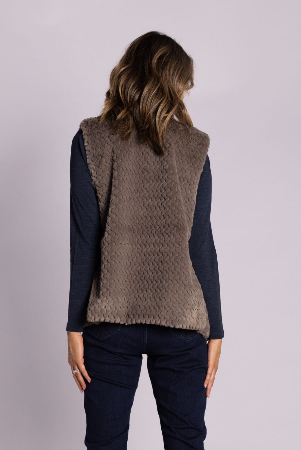 Silvermaple Collection - Isla Faux Fur Vest | Latte - Vest - Silvermaple Boutique