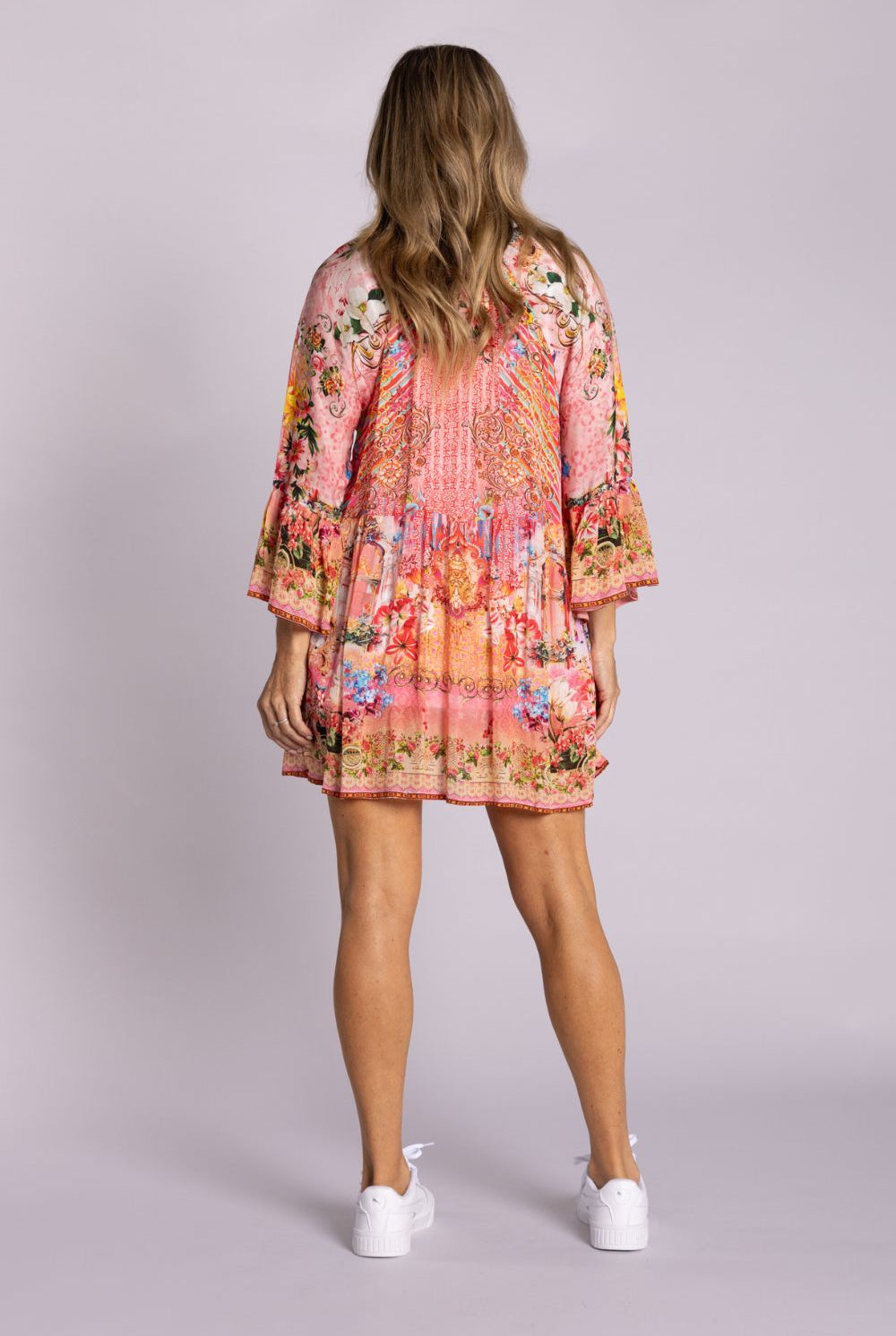 Silvermaple Collection - Amber Crystals Top | Sunrise Garden - Shirt - Silvermaple Boutique