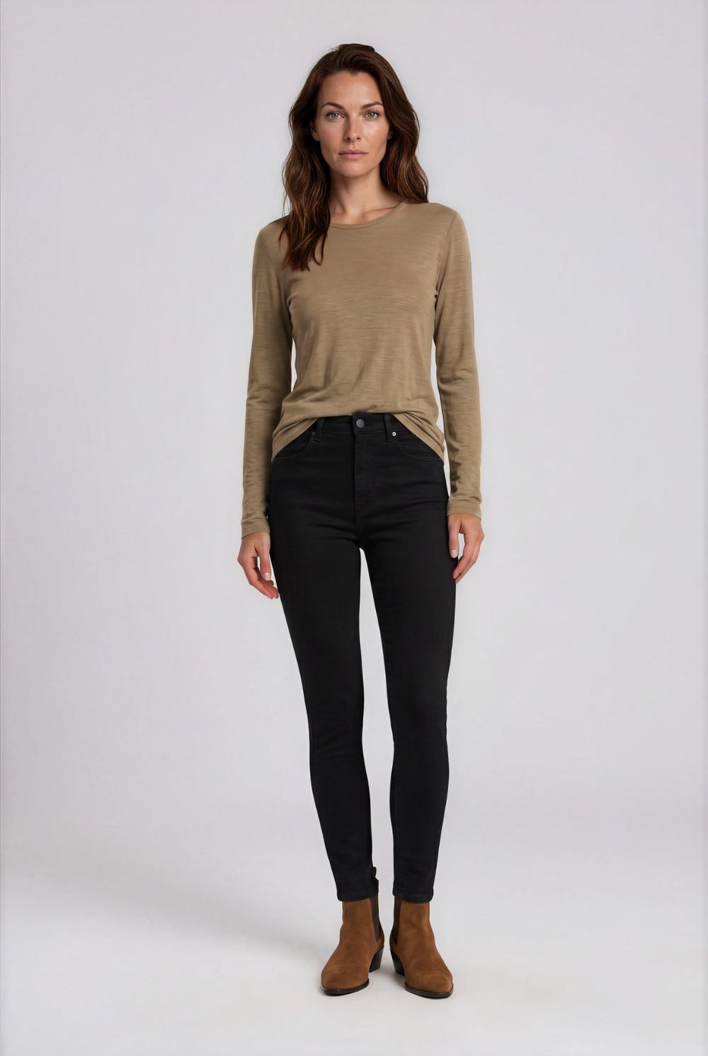 Silvermaple Collection - Belle Long Sleeve Merino | Sand - Top - Silvermaple Boutique