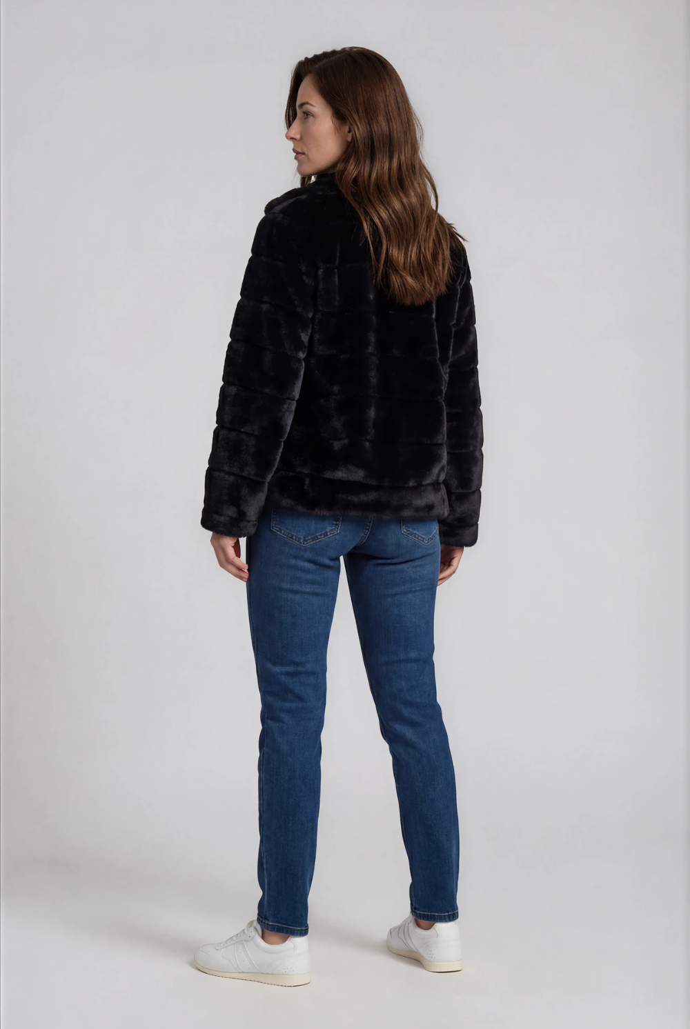 Silvermaple Collection - Brynn Faux Fur Jacket | Black - Jacket - Silvermaple Boutique