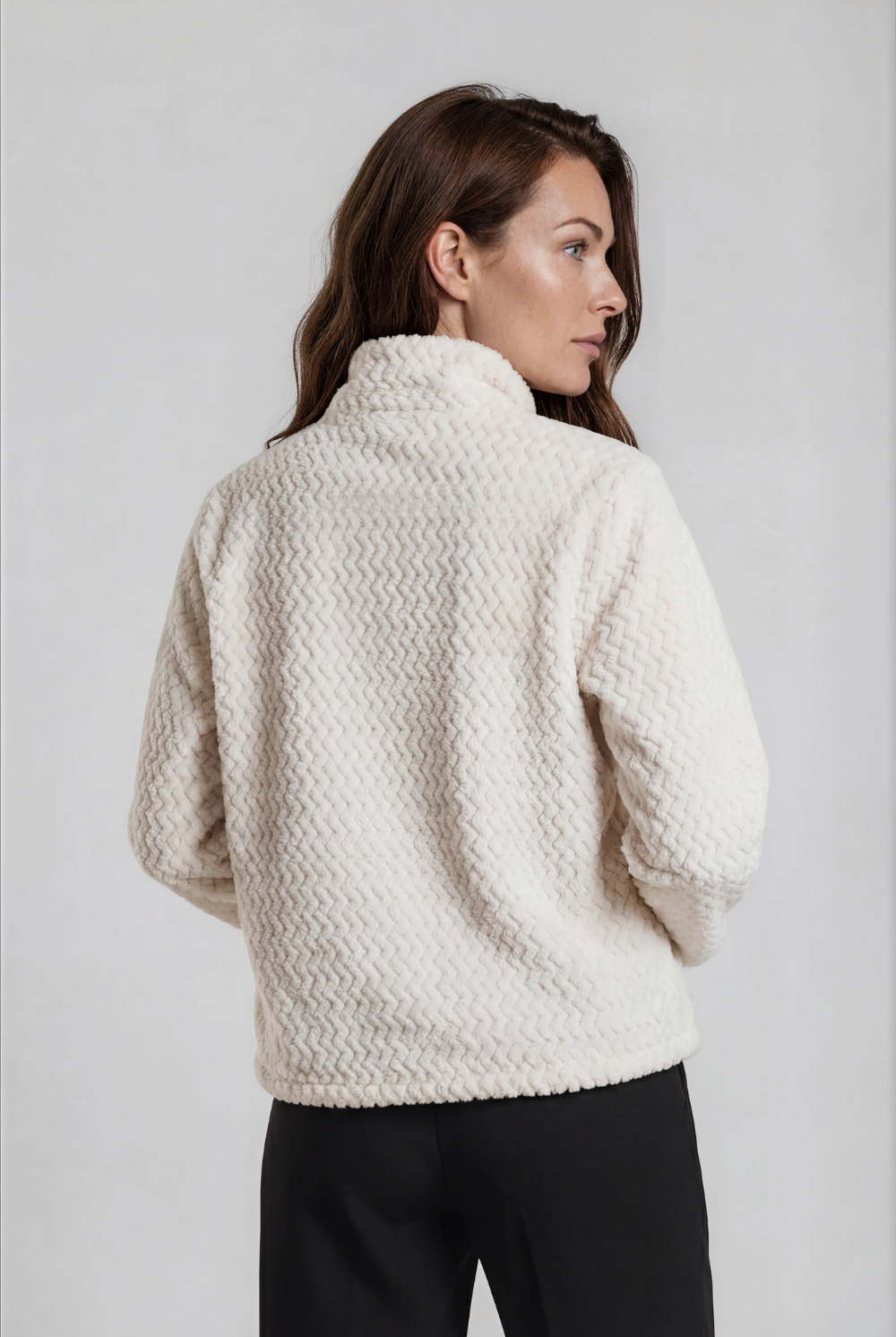Silvermaple Collection - Brynn Faux Fur Jacket | Ivory - Jacket - Silvermaple Boutique