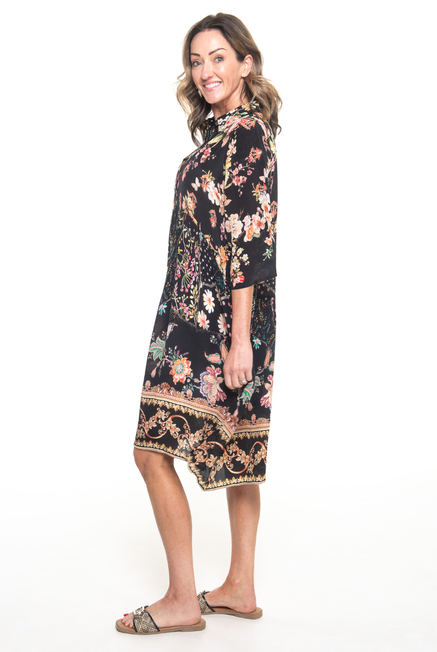 Silvermaple Collection - Celeste Button Through Dress | Eternal Garden - Dress - Silvermaple Boutique