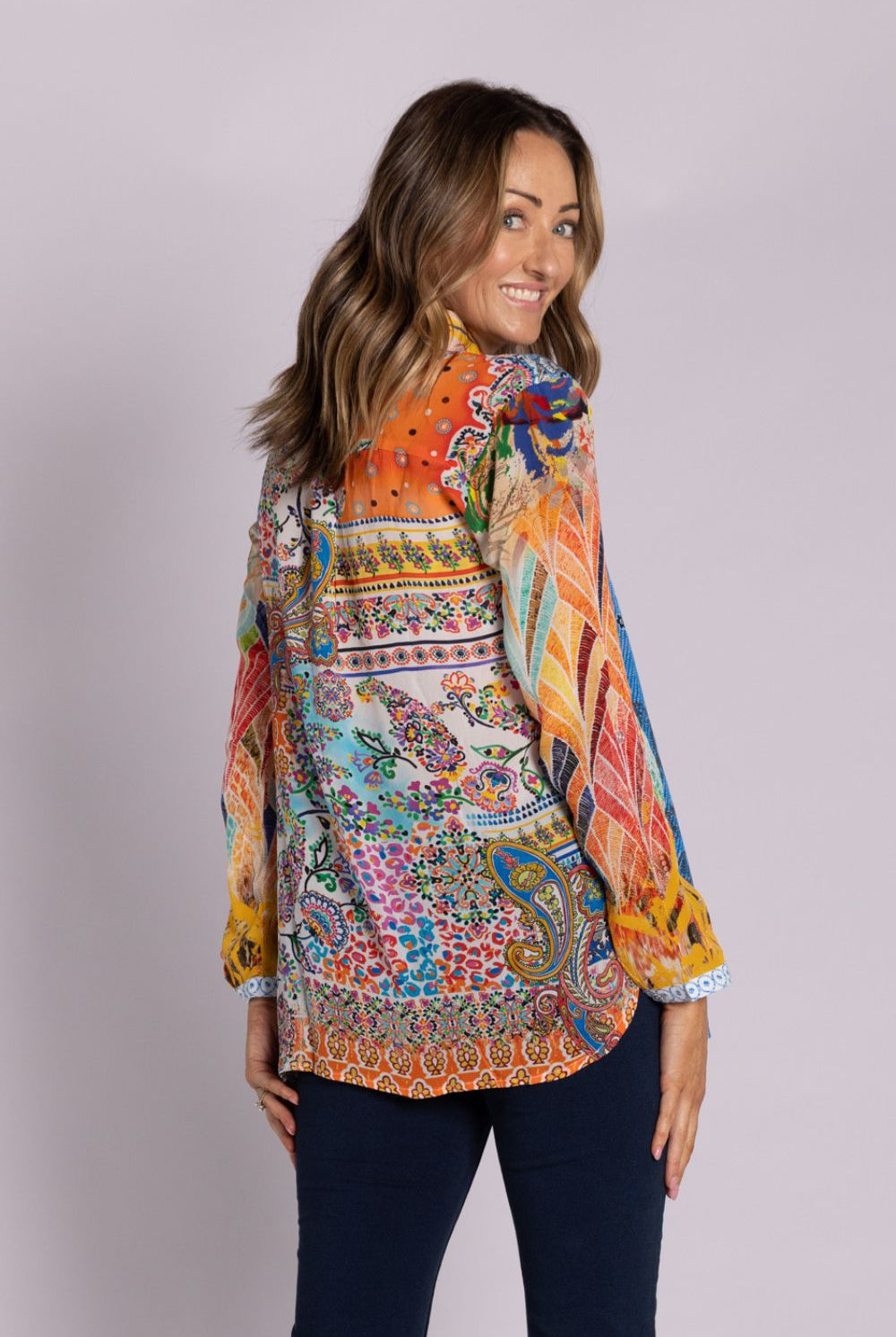 Silvermaple Collection - Claire Shirt | Denim Bouquet - Shirt - Silvermaple Boutique