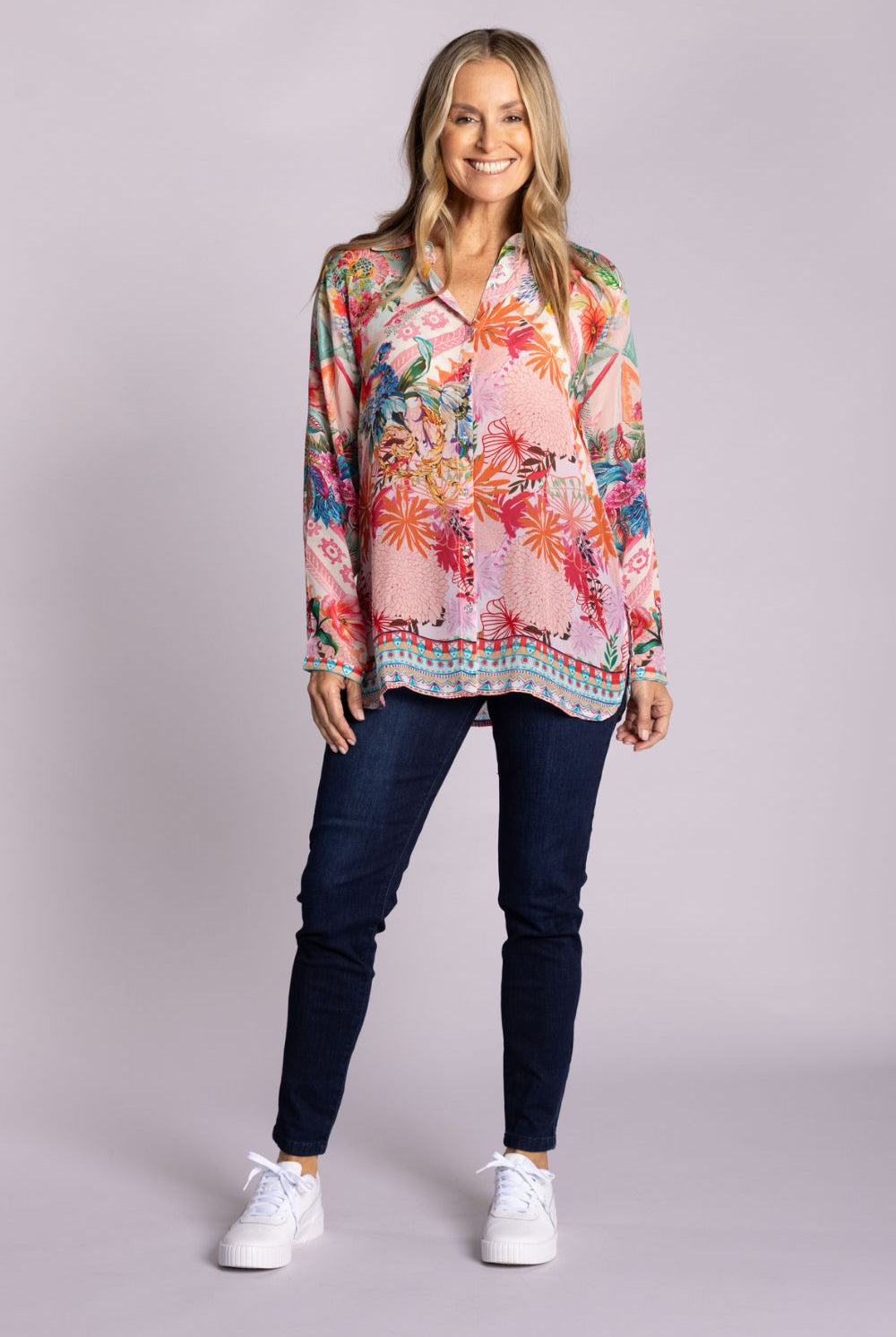 Silvermaple Collection - Claire Shirt | Pink Blossom - Shirt - Silvermaple Boutique