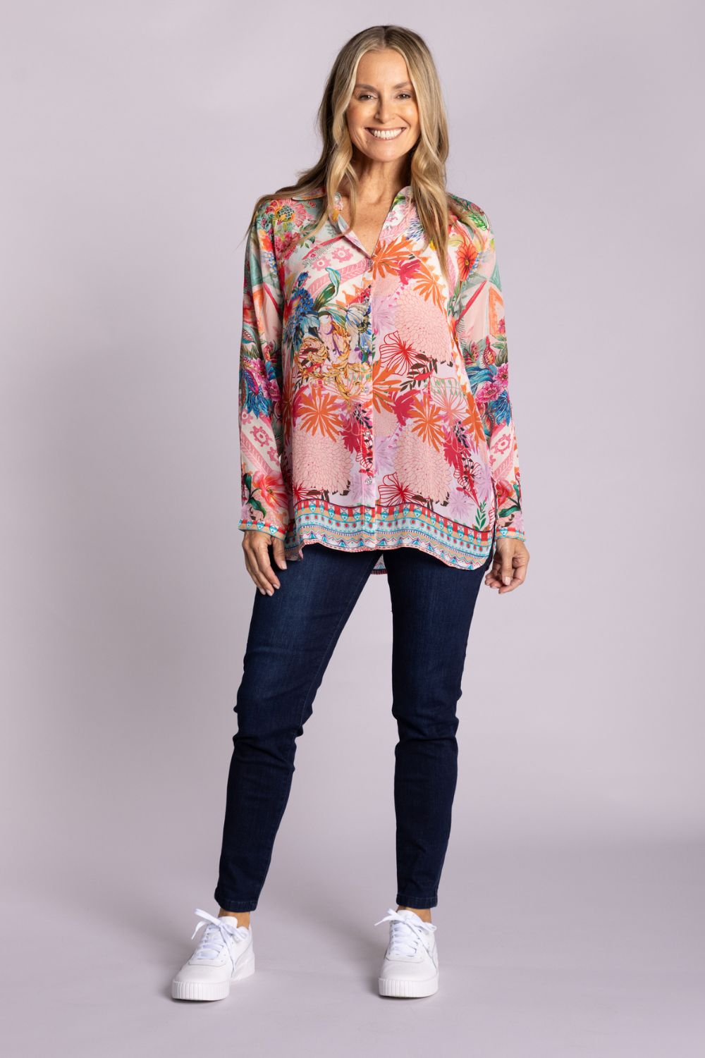 Silvermaple Collection - Claire Shirt | Pink Blossom - Shirt - Silvermaple Boutique
