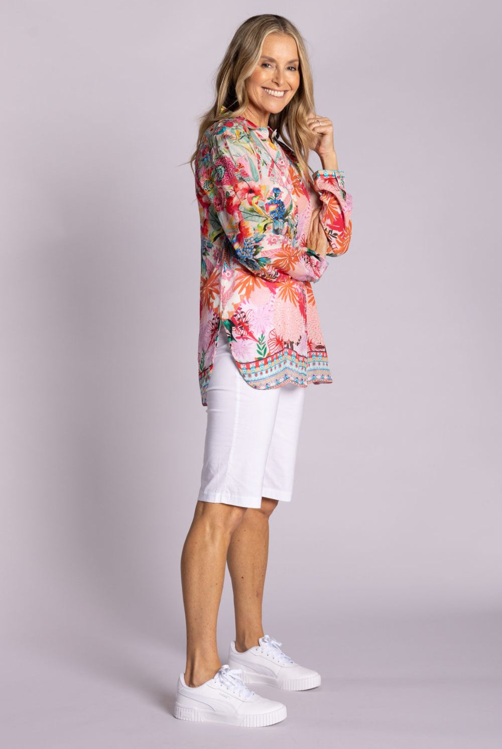 Silvermaple Collection - Claire Shirt | Pink Blossom - Shirt - Silvermaple Boutique