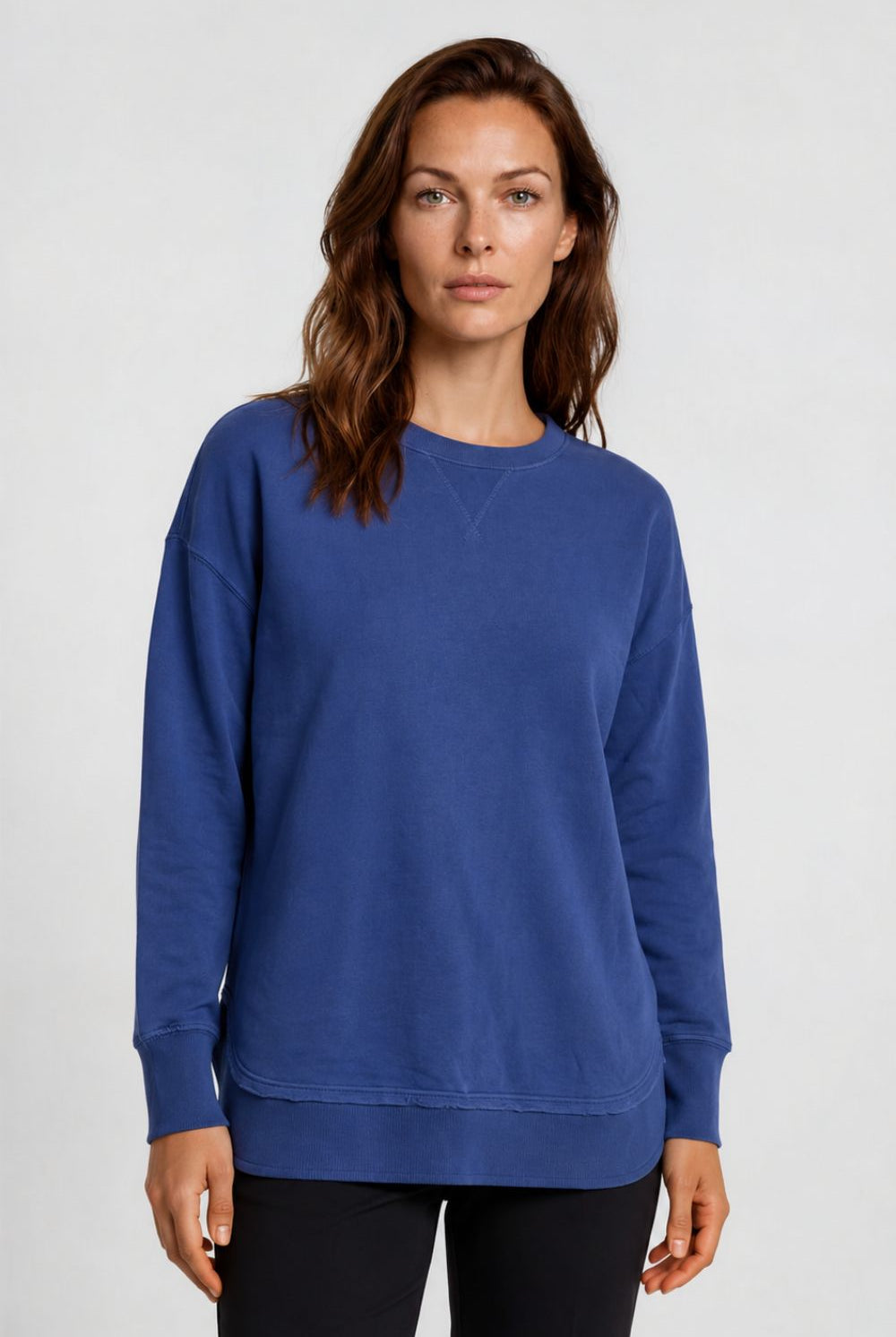 Silvermaple Collection - Dahlia Crew | Denim - Jumper - Silvermaple Boutique