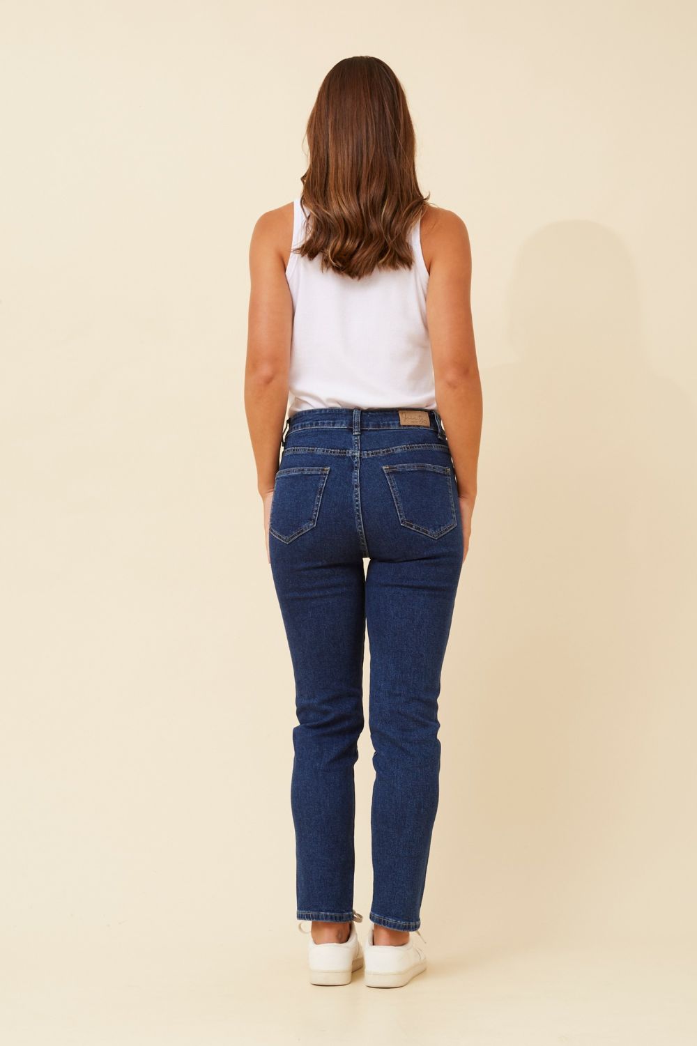 Silvermaple Collection - Diamanté Heart Jean | Dark Denim - Jeans - Silvermaple Boutique