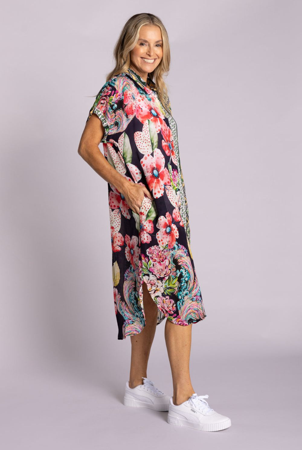 Silvermaple Collection - Grace Button Dress | Gilded Poppy - Dress - Silvermaple Boutique