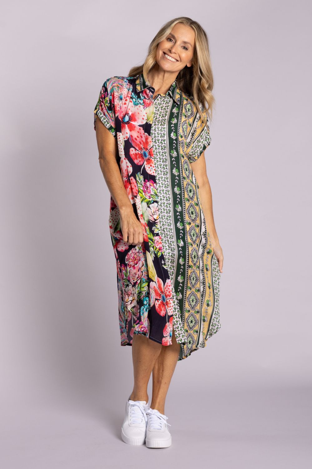 Silvermaple Collection - Grace Button Dress | Gilded Poppy - Dress - Silvermaple Boutique