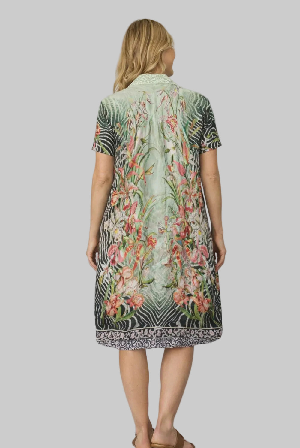 Silvermaple Collection - Grace Button Dress | Orchid Mist - Dress - Silvermaple Boutique