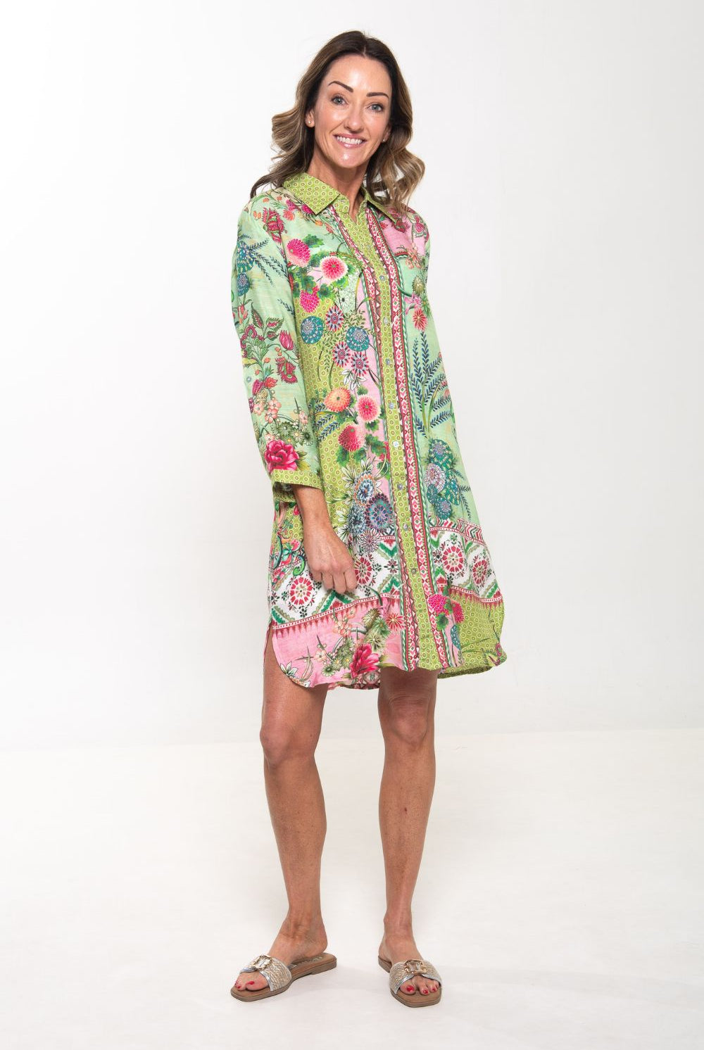 Silvermaple Collection - Imogen Shirt Dress | Florentine Patch - Dress - Silvermaple Boutique