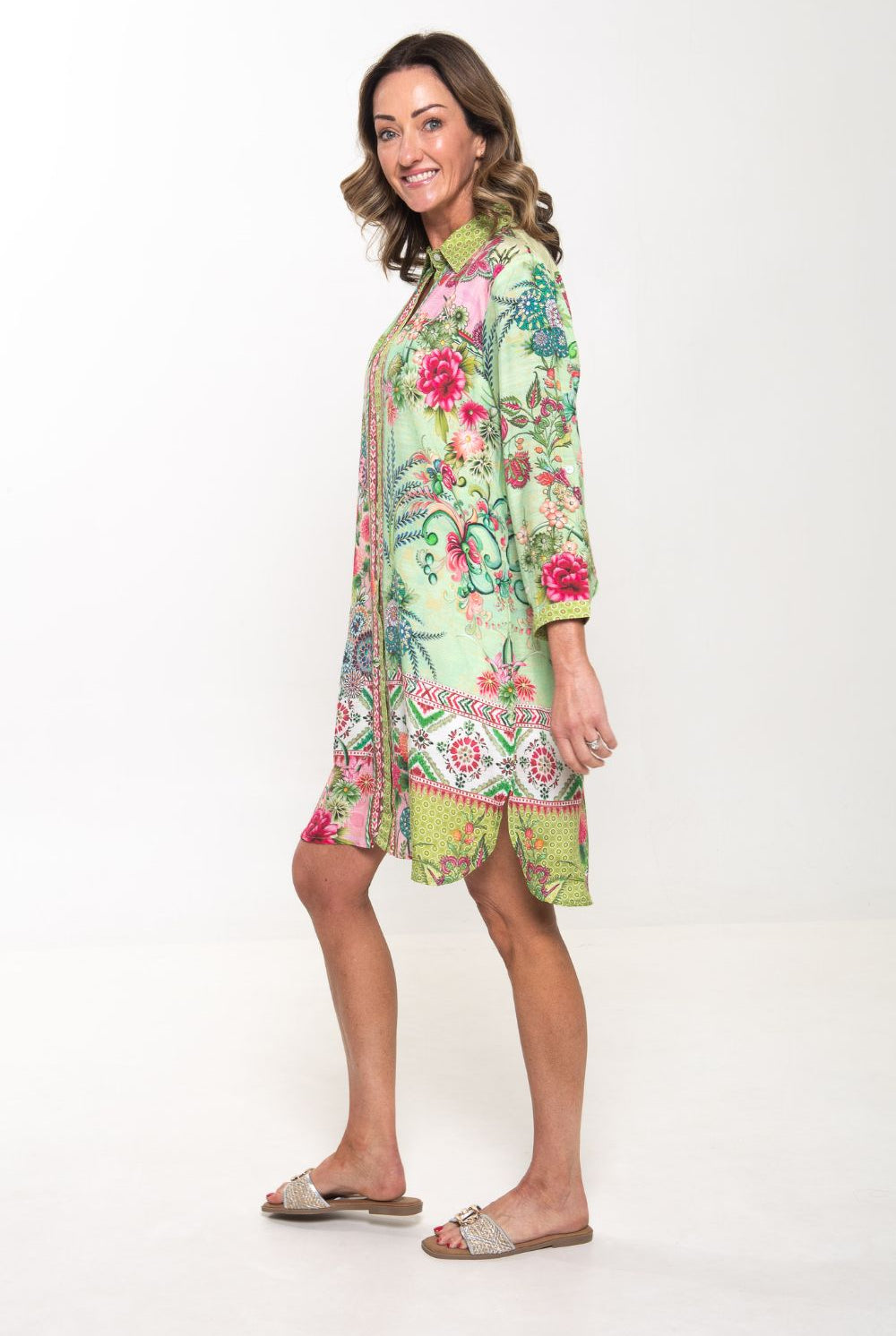 Silvermaple Collection - Imogen Shirt Dress | Florentine Patch - Dress - Silvermaple Boutique