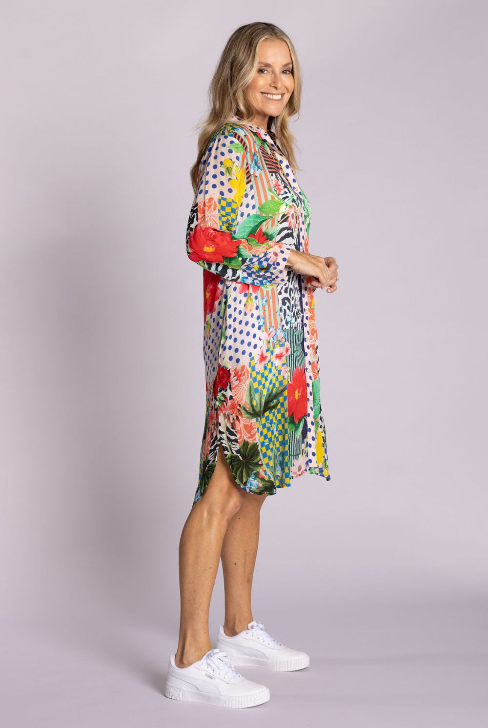 Silvermaple Collection - Imogen Shirt Dress | Savanna Bloom - Dress - Silvermaple Boutique