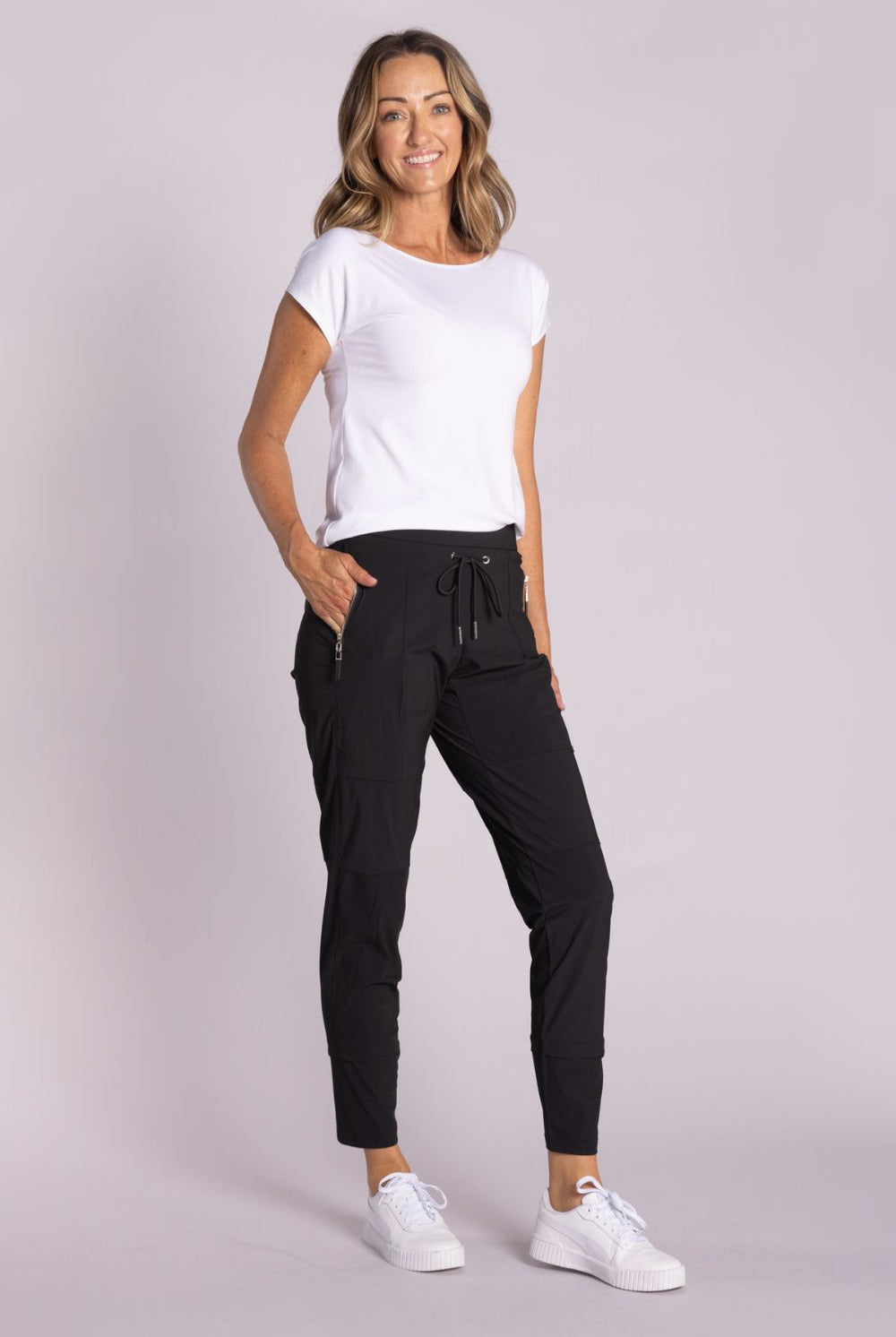 Silvermaple Collection - Isabella Travel Pant | Black - Pants - Silvermaple Boutique