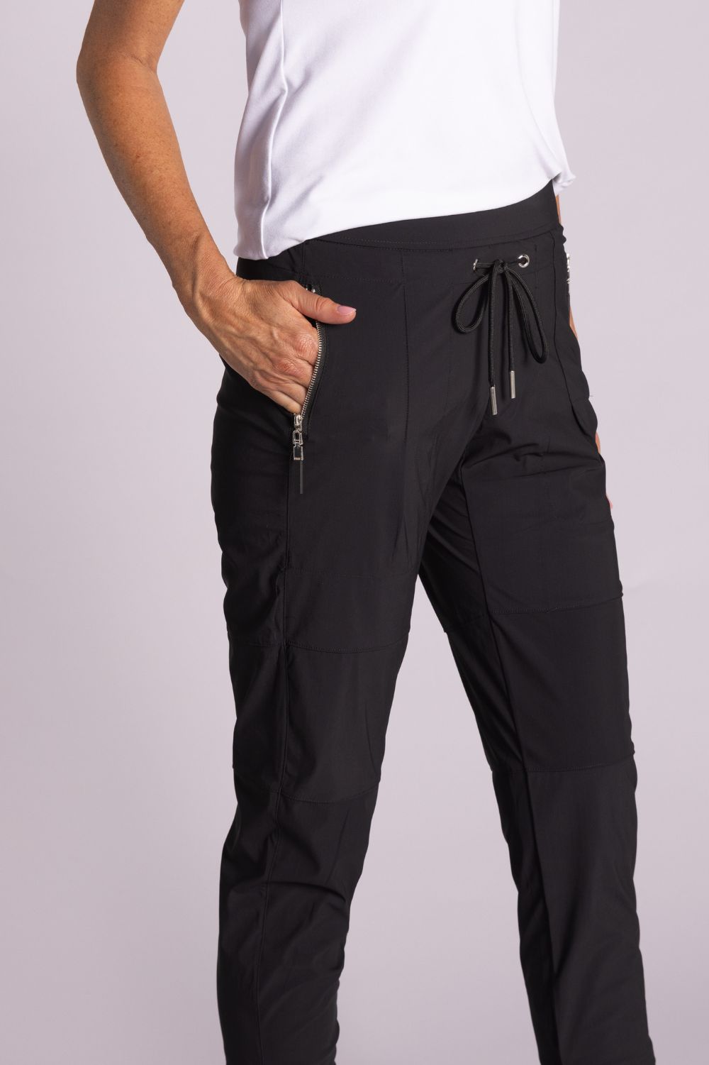 Silvermaple Collection - Isabella Travel Pant | Black - Pants - Silvermaple Boutique