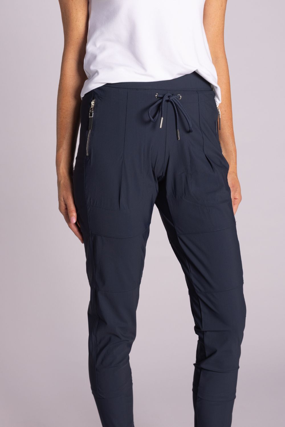 Silvermaple Collection - Isabella Travel Pant | Navy - Pants - Silvermaple Boutique