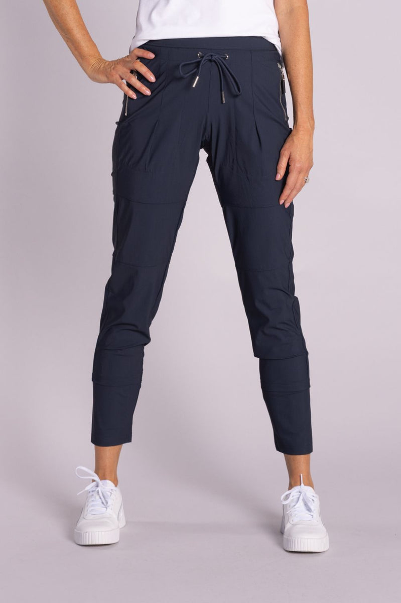 New Isabella Cotton Pant Navy