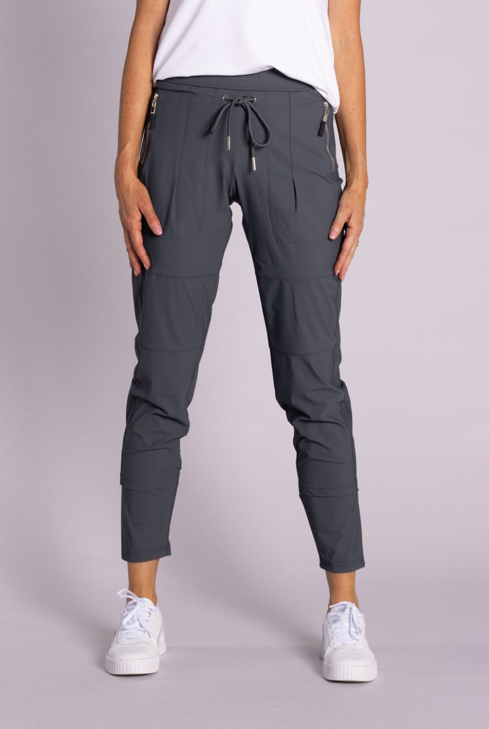 Silvermaple Collection - Isabella Travel Pant | Slate Grey - Pants - Silvermaple Boutique