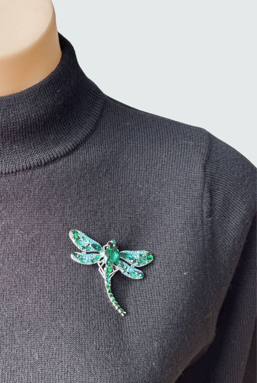 Silvermaple Collection - Jewelled Dragonfly Brooch - Jewellery - Silvermaple Boutique
