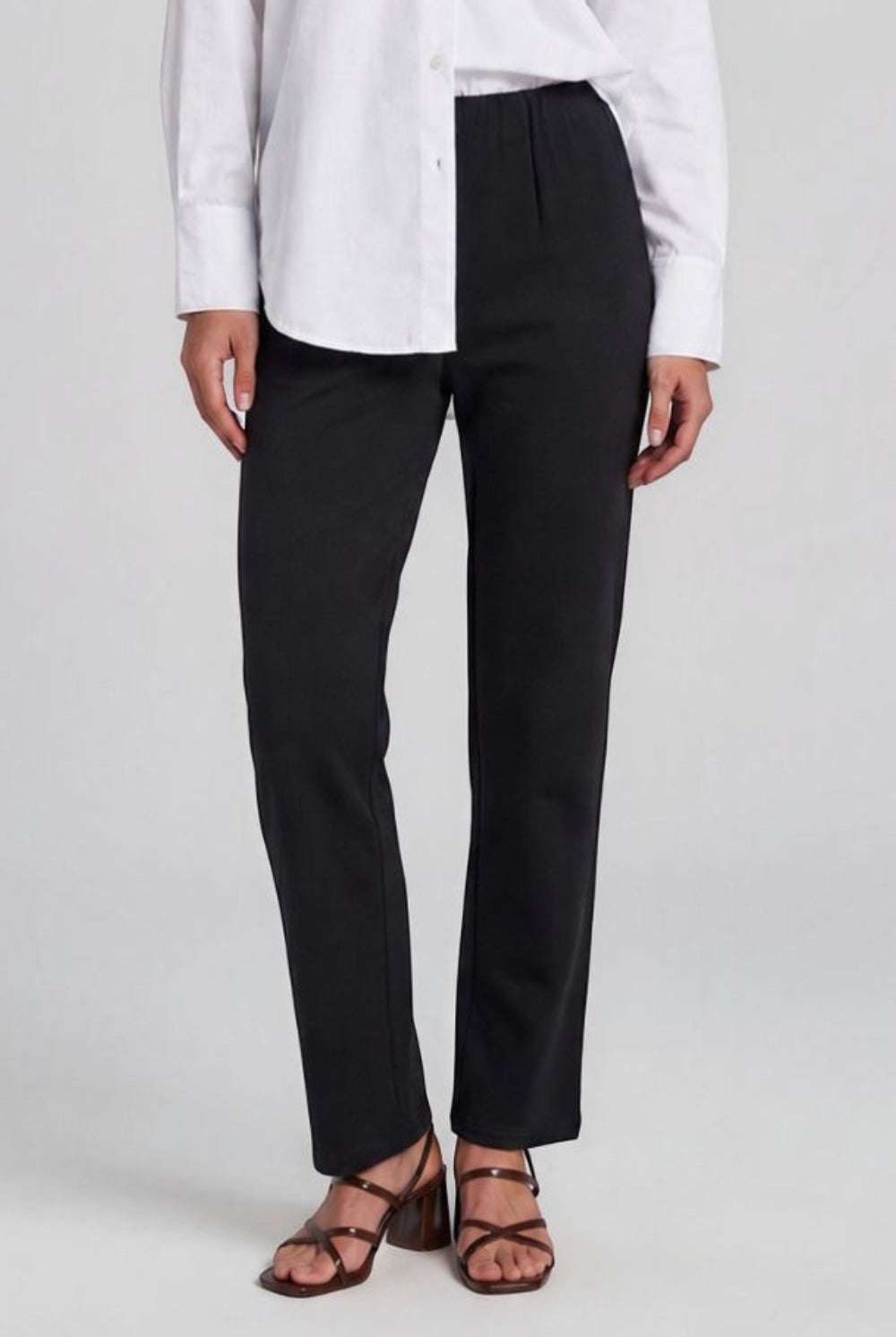 Silvermaple Collection - Maribel Work Ponti Pant | Black - Pants - Silvermaple Boutique