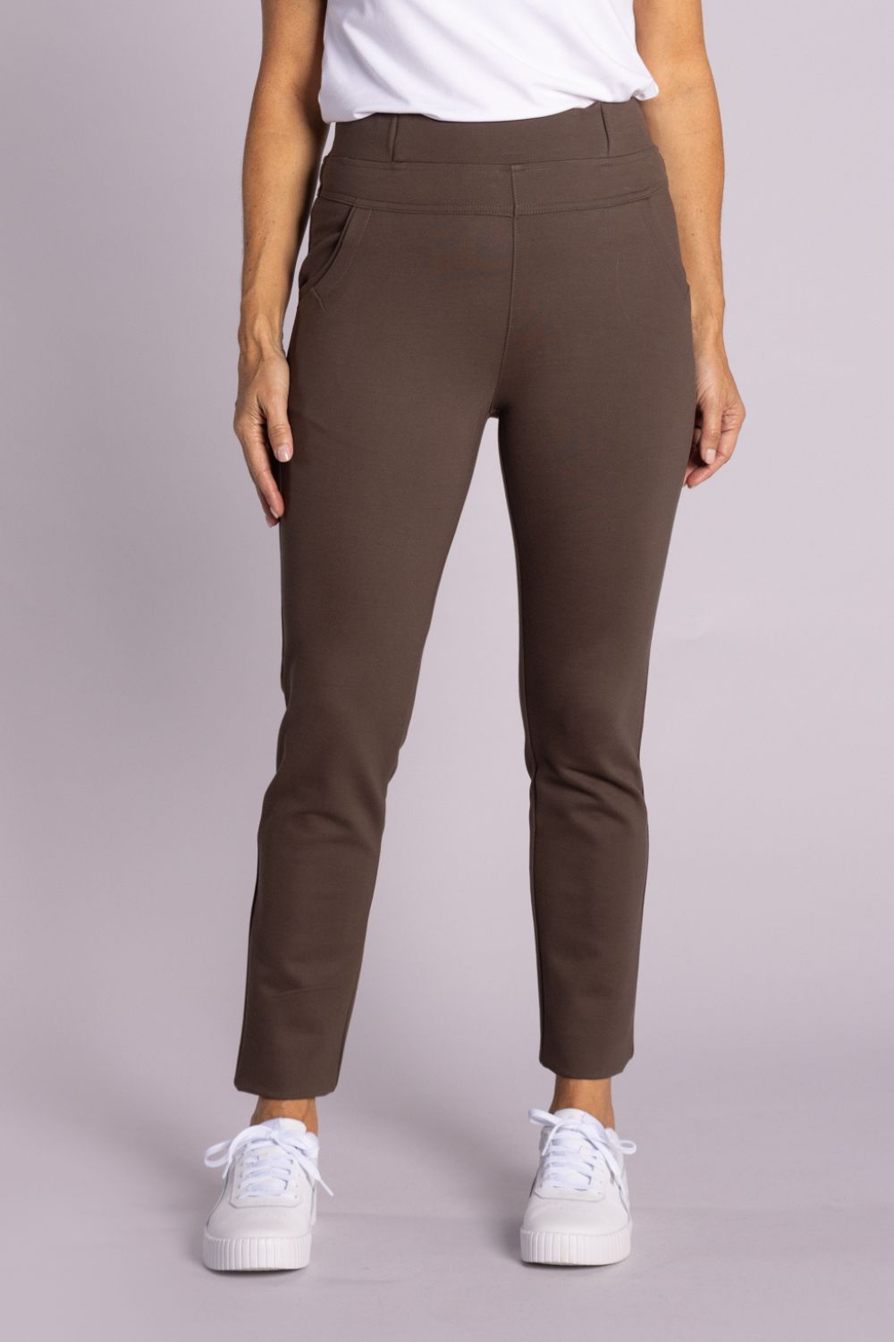 Silvermaple Collection - Naomi Ponti Pant | Taupe - Pants - Silvermaple Boutique