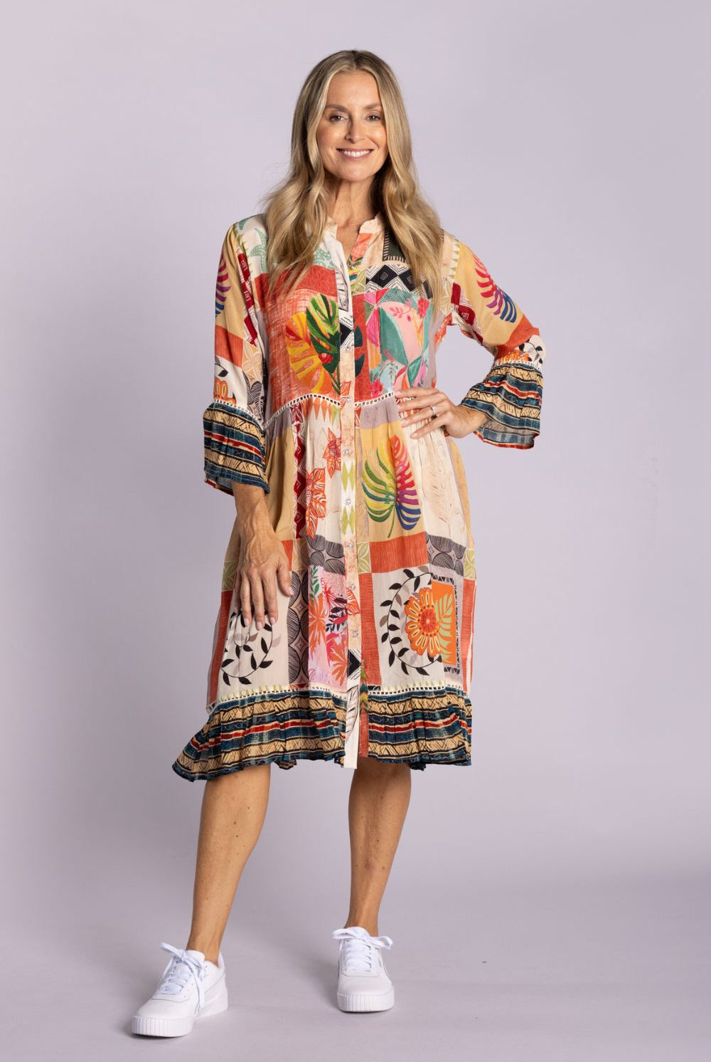 Silvermaple Collection - Ophelia Button Through Dress | Radiance - Dress - Silvermaple Boutique