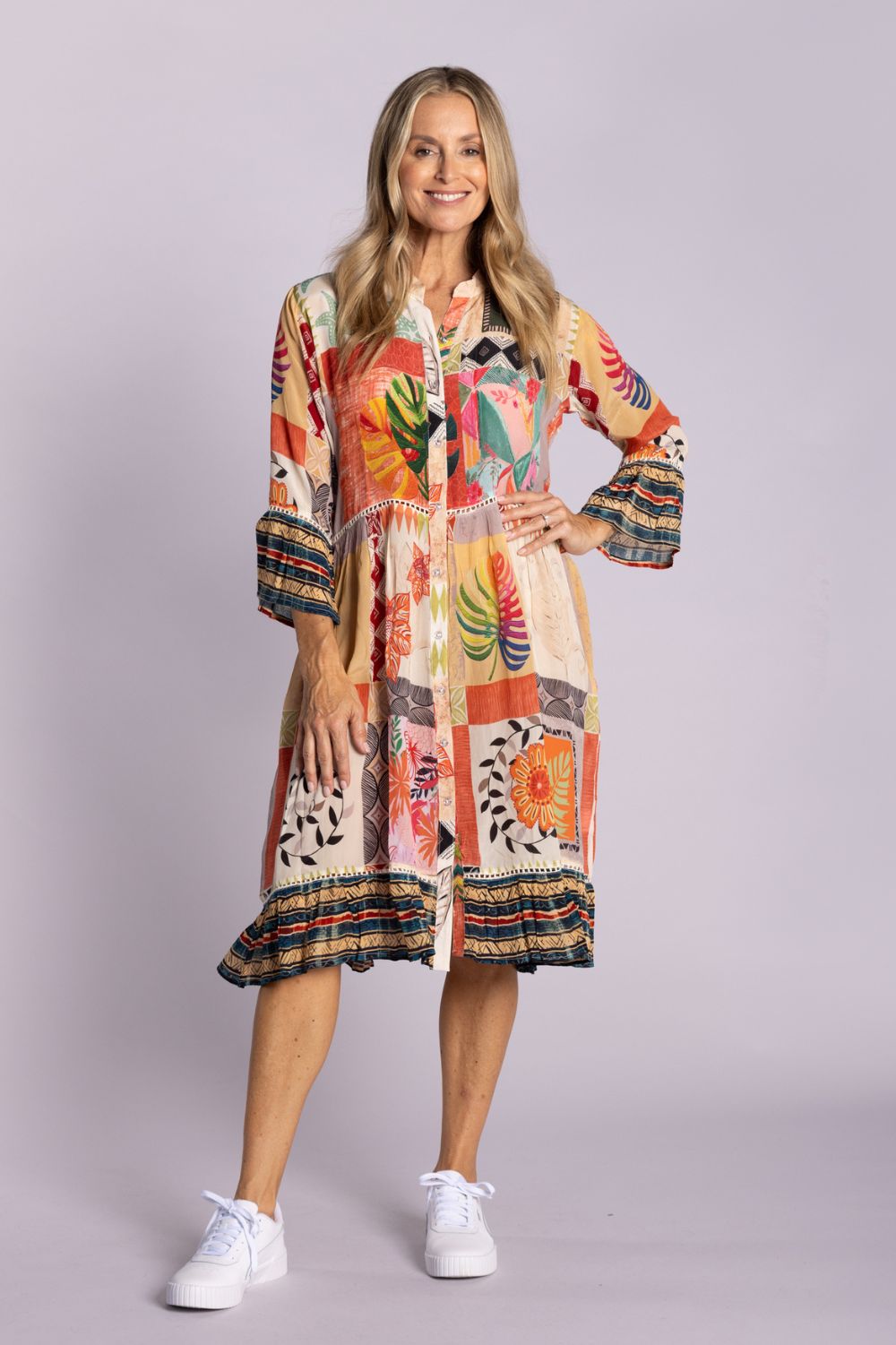 Silvermaple Collection - Ophelia Button Through Dress | Radiance - Dress - Silvermaple Boutique