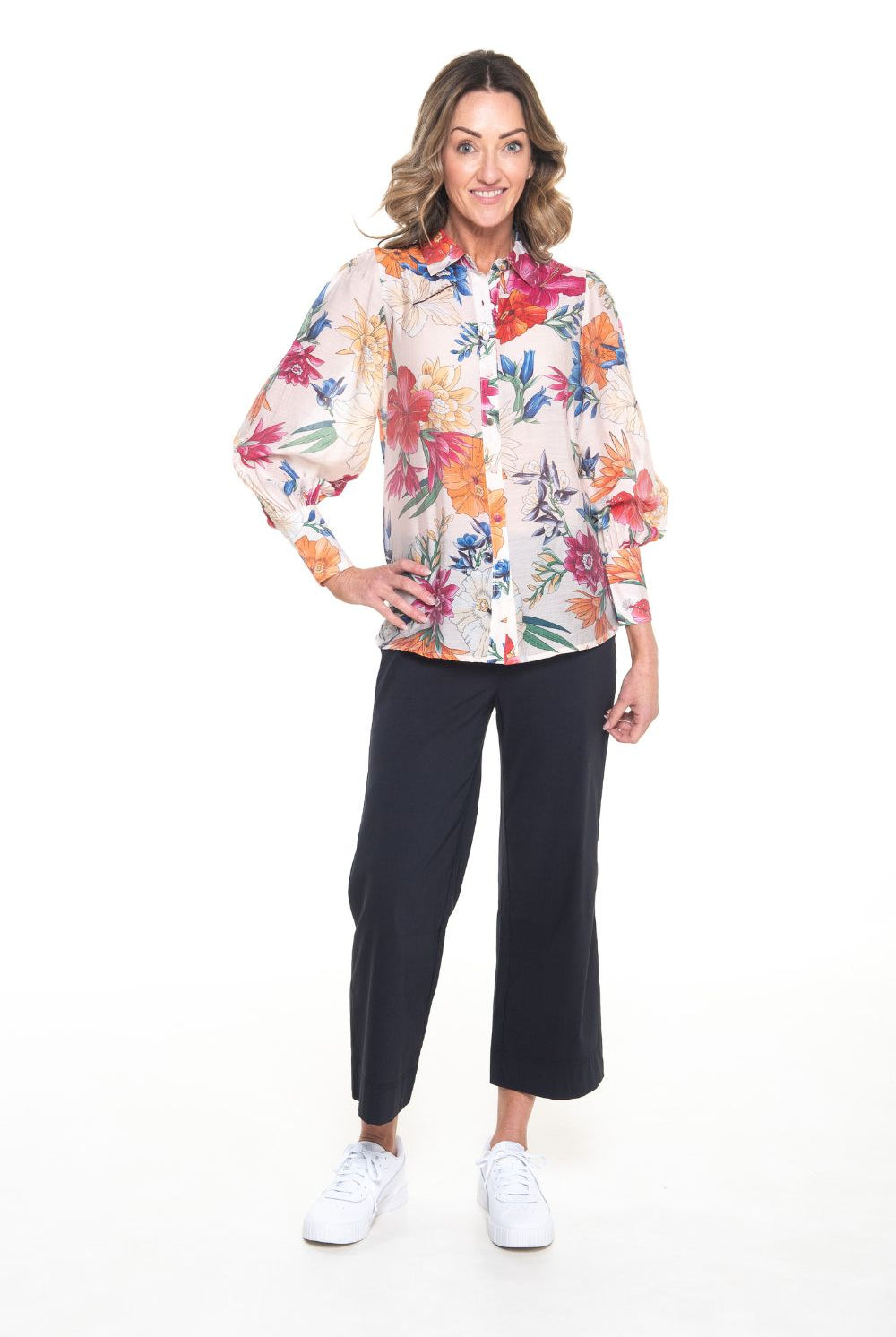 Silvermaple Collection - Rosie Floral Shirt | Dusty Rose - Shirt - Silvermaple Boutique