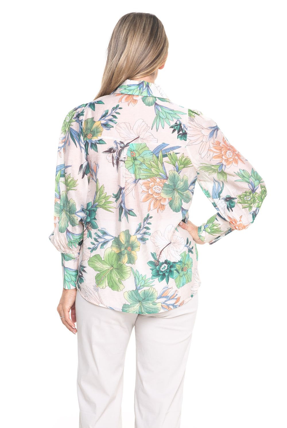 Silvermaple Collection - Rosie Floral Shirt | Sage Garden - Shirt - Silvermaple Boutique