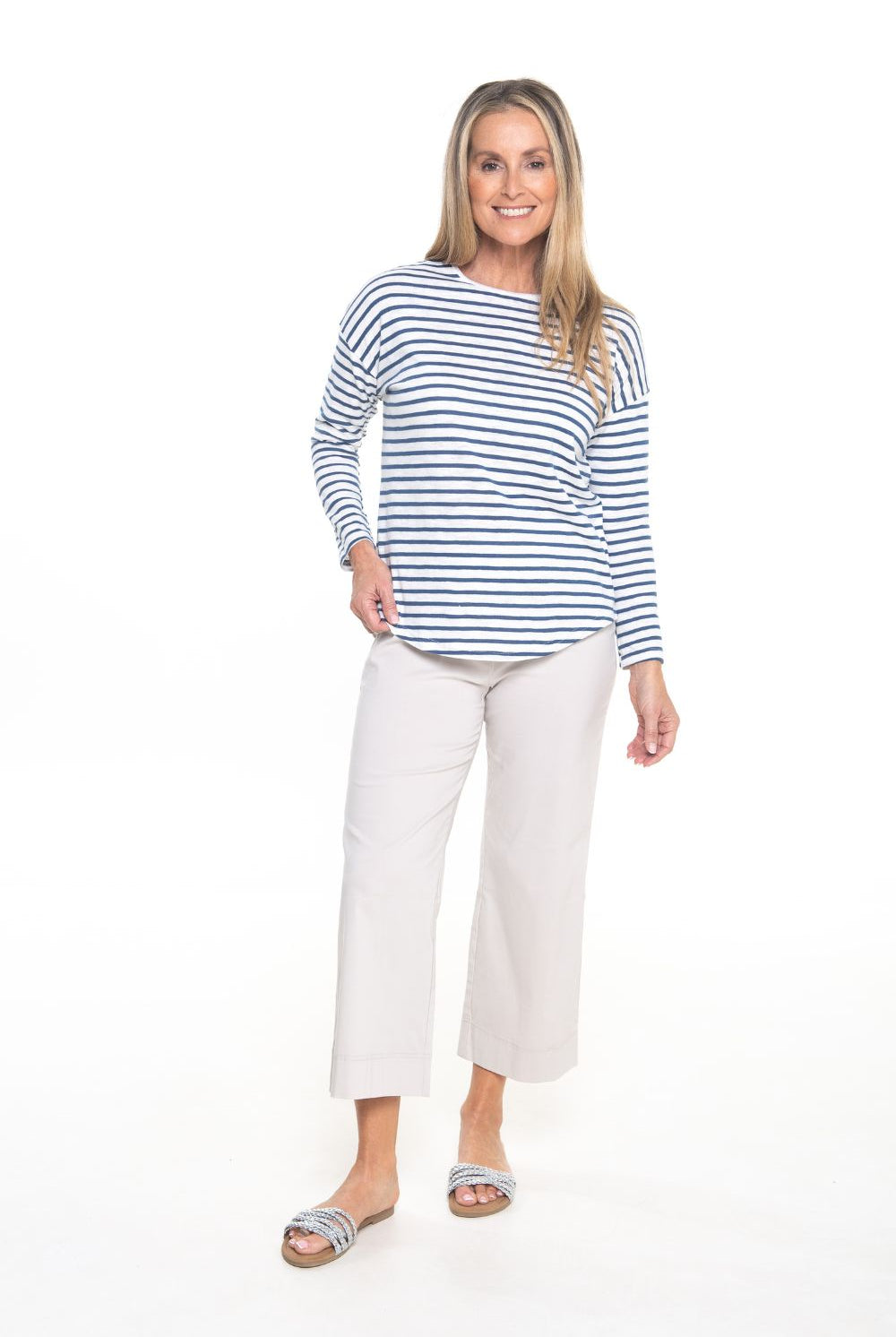 Silvermaple Collection - Stella Stripe Top | Navy/White - Top - Silvermaple Boutique