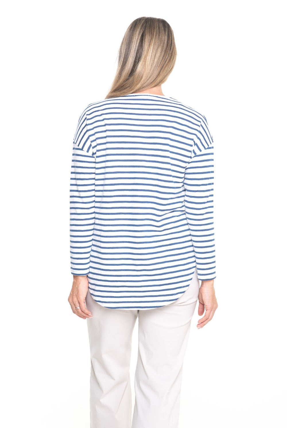 Silvermaple Collection - Stella Stripe Top | Navy/White - Top - Silvermaple Boutique