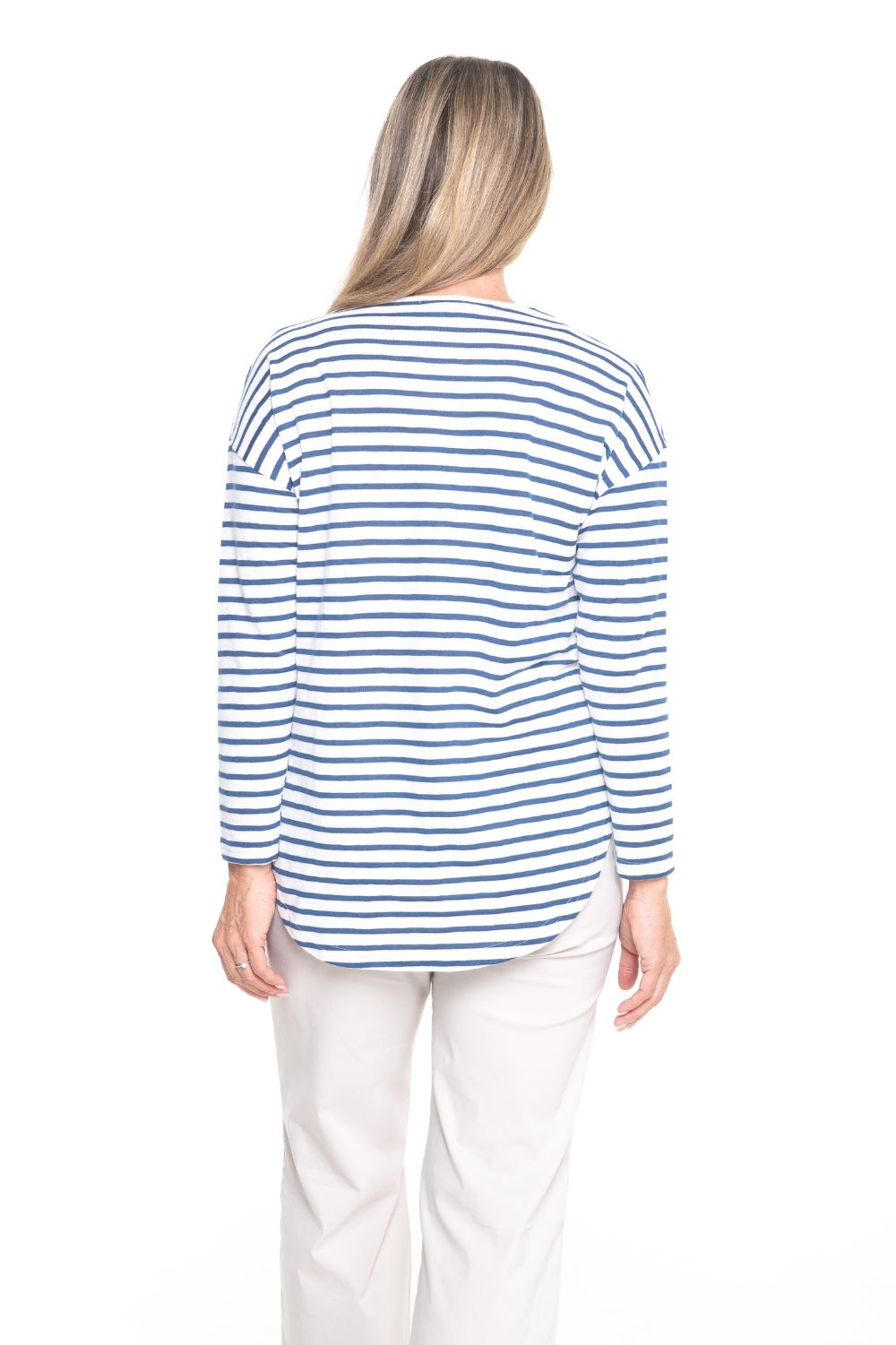 Silvermaple Collection - Stella Stripe Top | Navy/White - Top - Silvermaple Boutique