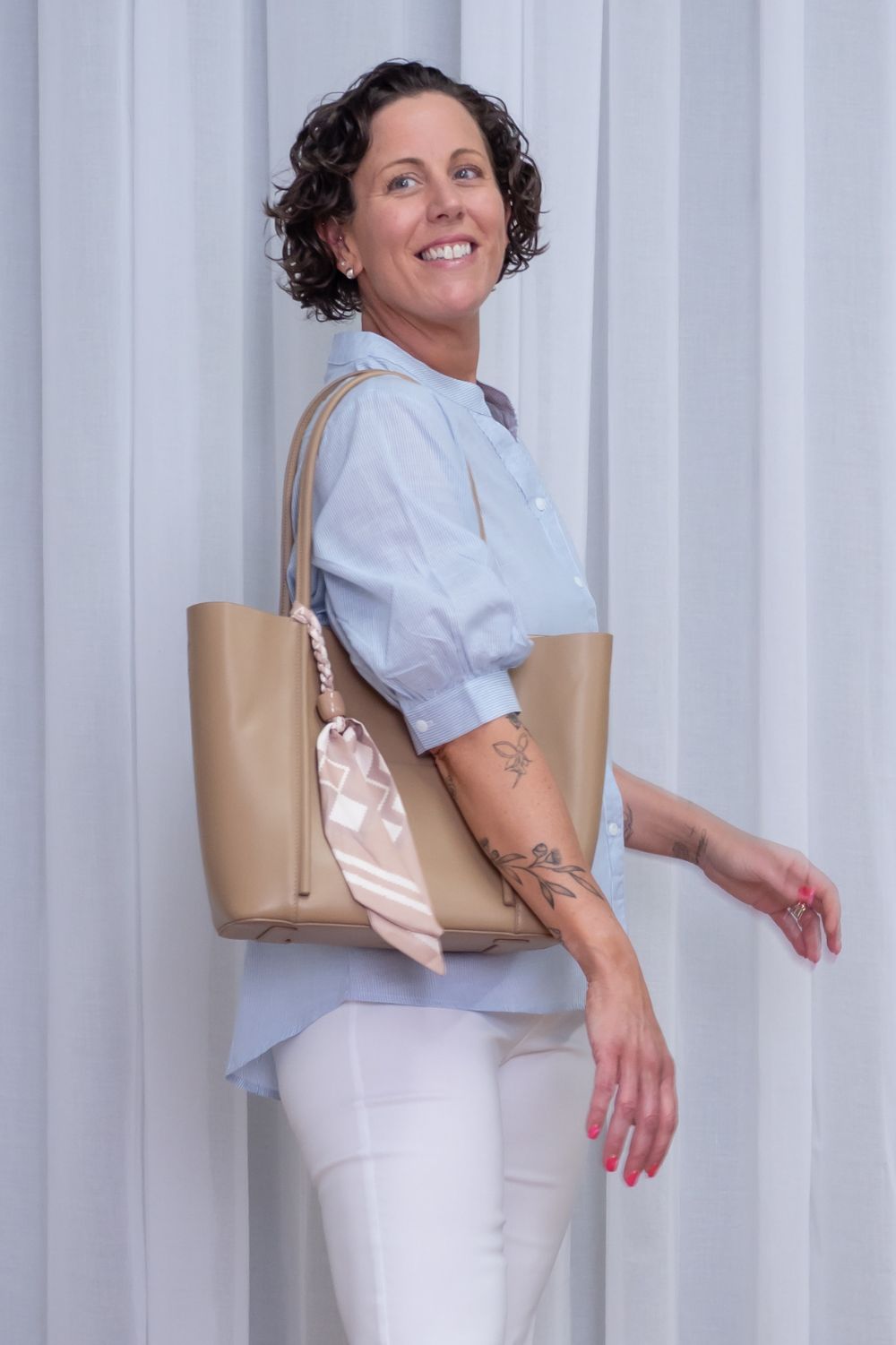Silvermaple Collection - Camille Leather Tote - Handbag - Silvermaple Boutique