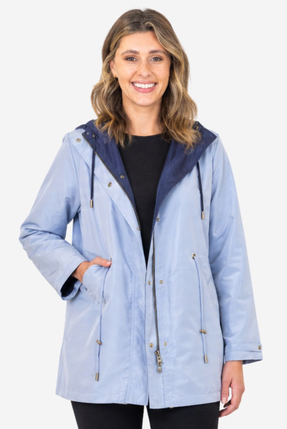 Silvermaple Collection - Summit Reversible Jacket | Navy/Pale Blue - Jacket - Silvermaple Boutique
