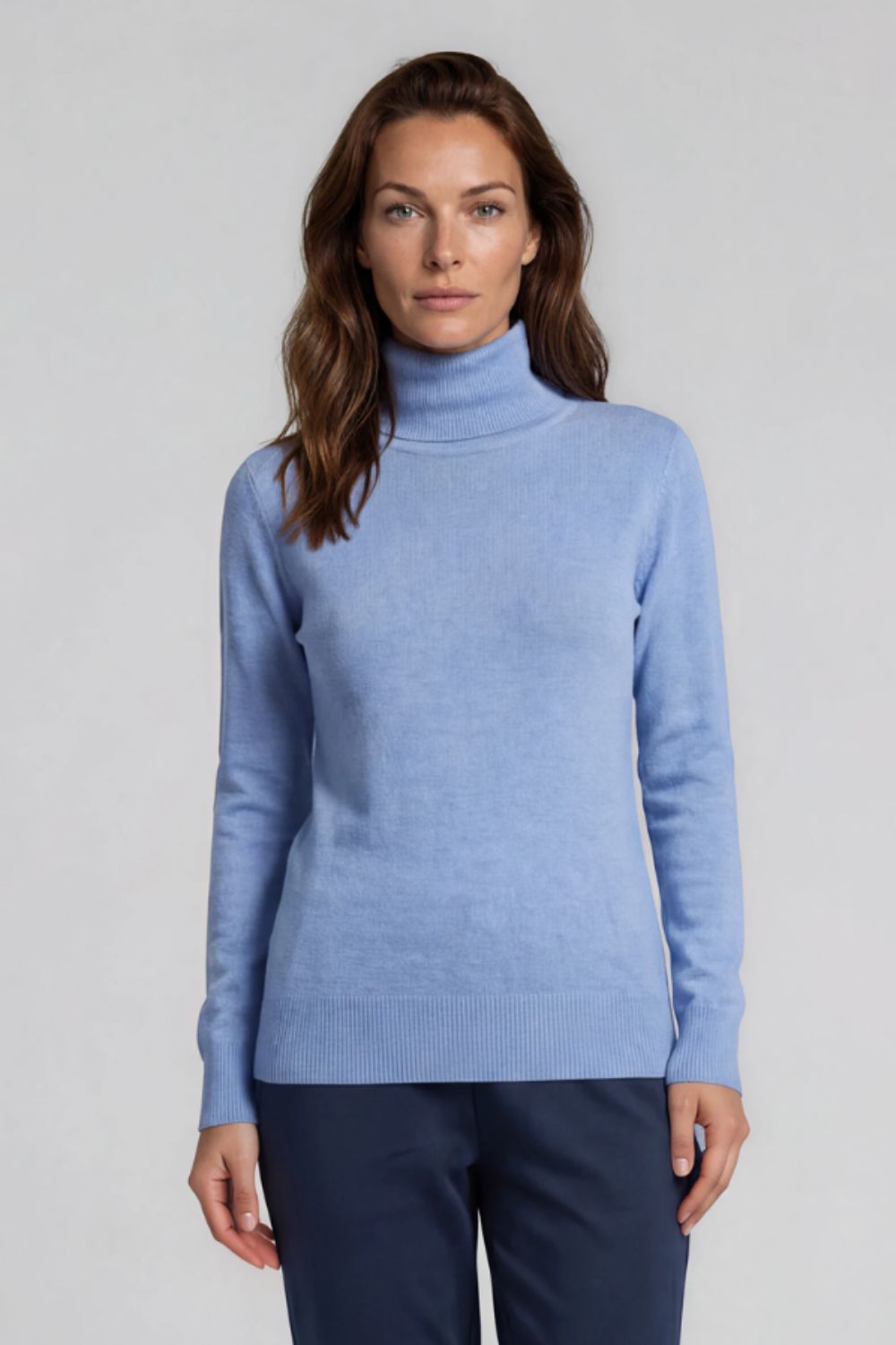 Silvermaple Collection - Tanya Turtleneck Pullover | Wedgewood - Pullover - Silvermaple Boutique