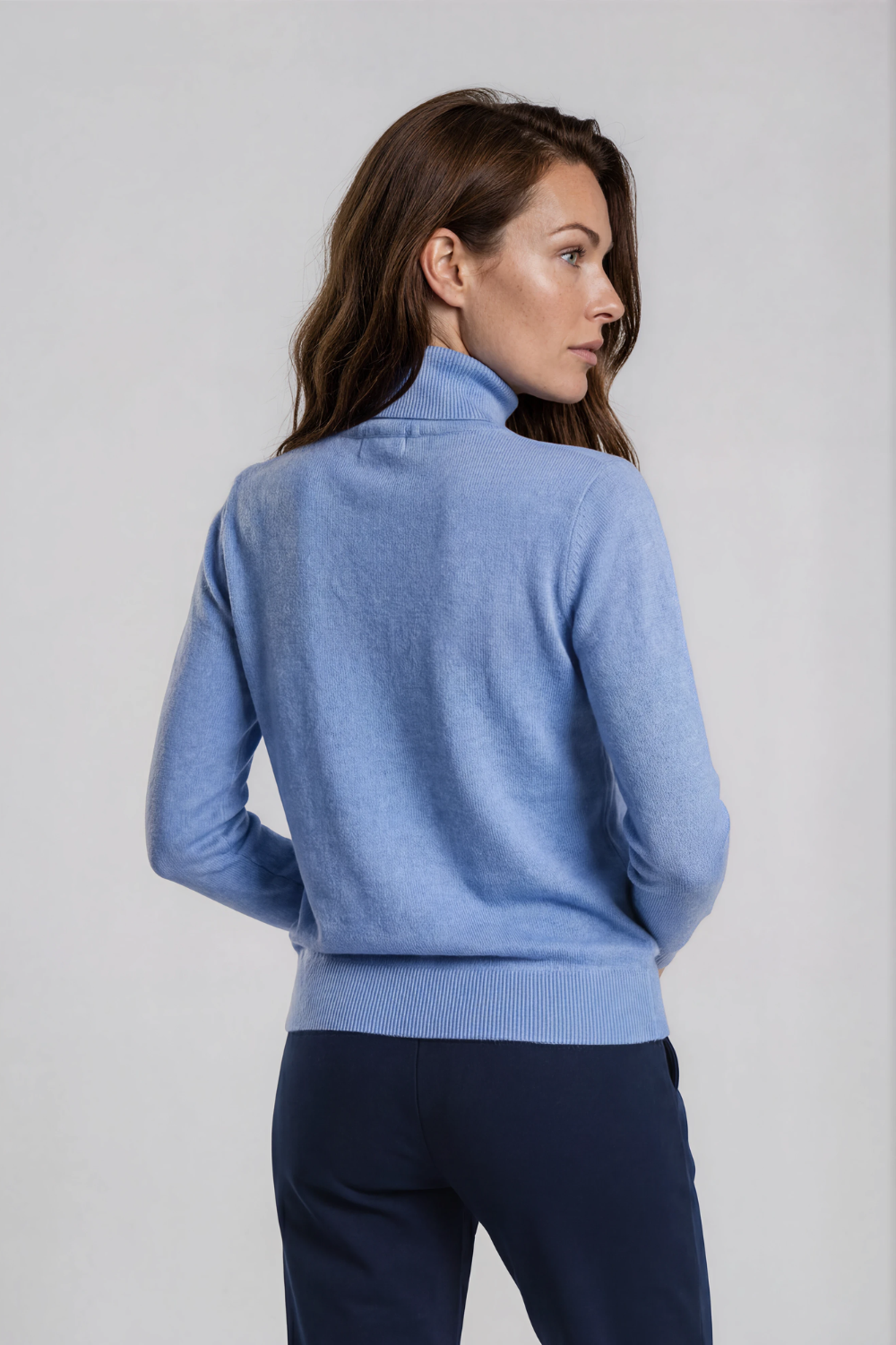 Silvermaple Collection - Tanya Turtleneck Pullover | Wedgewood - Pullover - Silvermaple Boutique