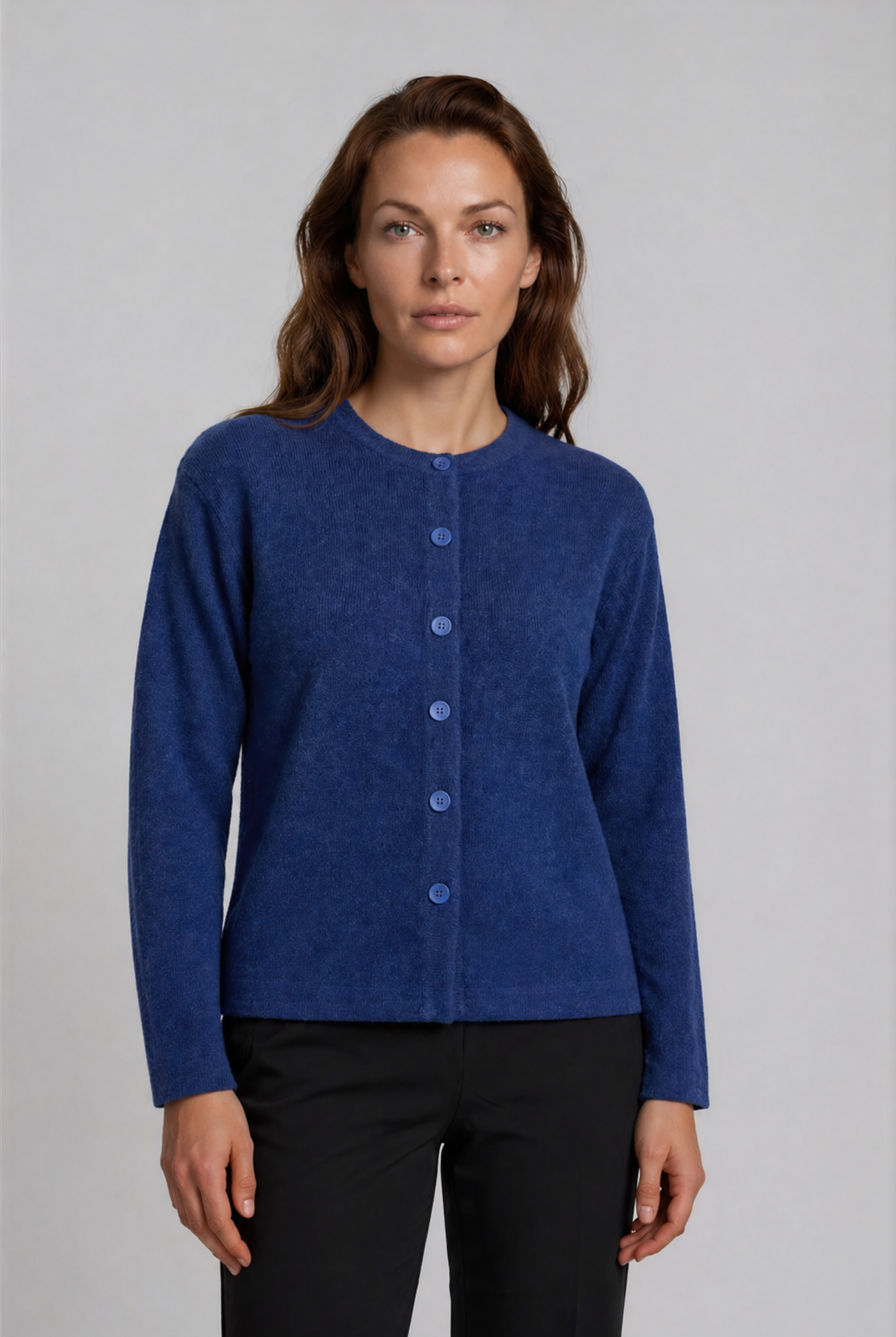 Silvermaple Collection - Tasmin Wool Cardigan | Denim - Cardigan - Silvermaple Boutique