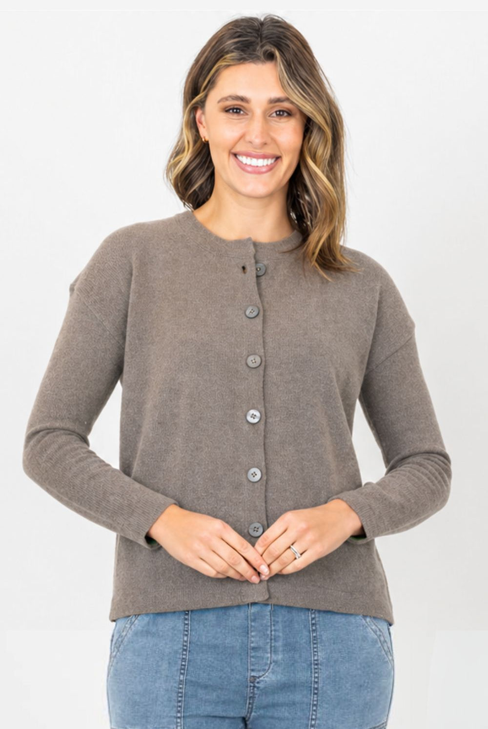 Silvermaple Collection - Tasmin Wool Cardigan | Latte - Cardigan - Silvermaple Boutique