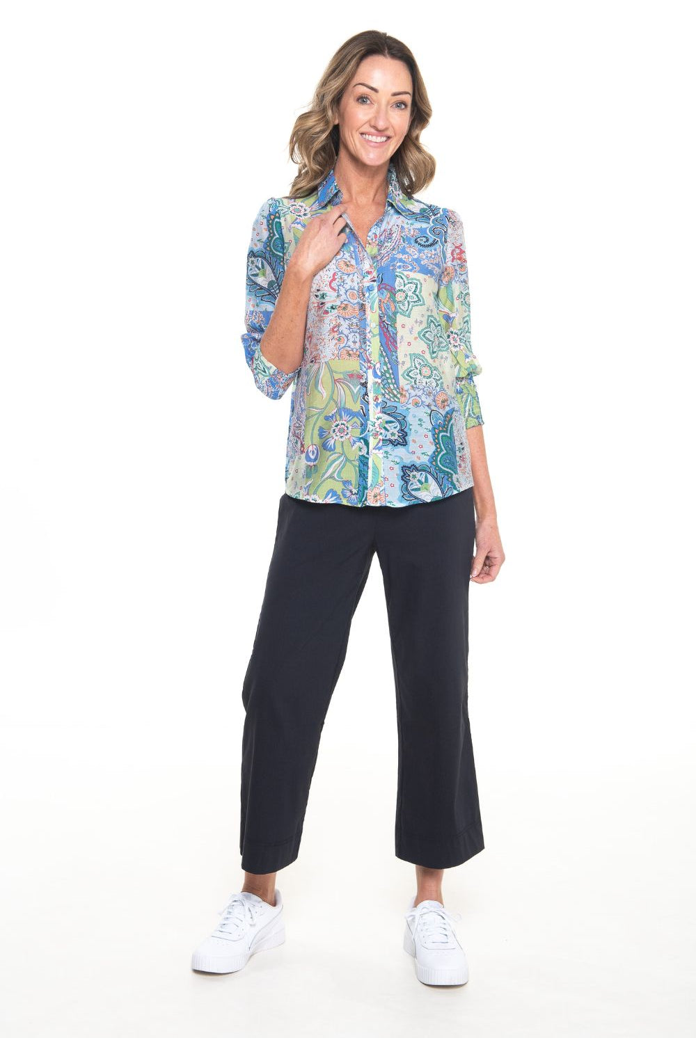 Silvermaple Collection - Velora Shirt | Bluebell Mist - Shirt - Silvermaple Boutique