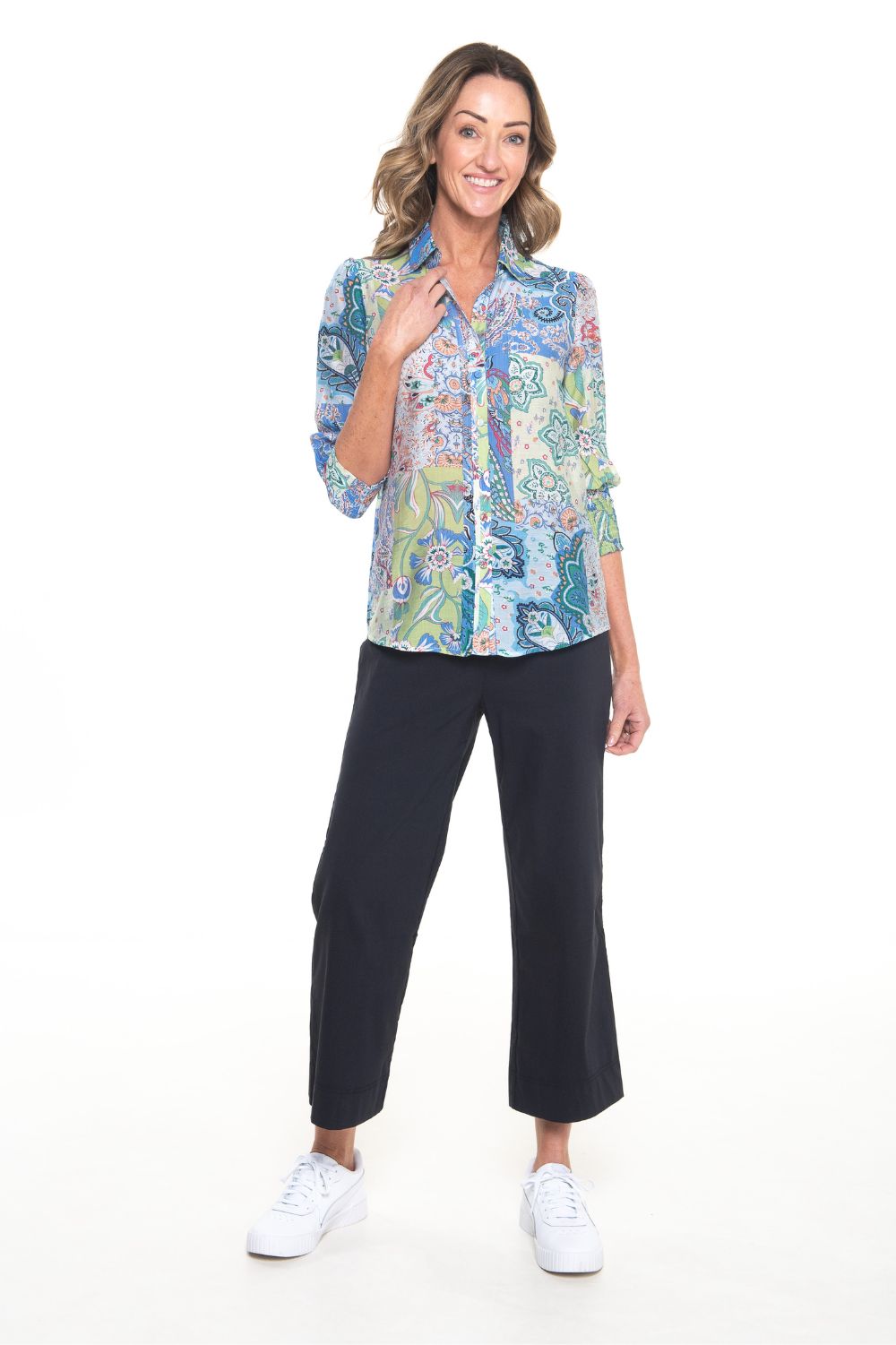 Silvermaple Collection - Velora Shirt | Bluebell Mist - Shirt - Silvermaple Boutique