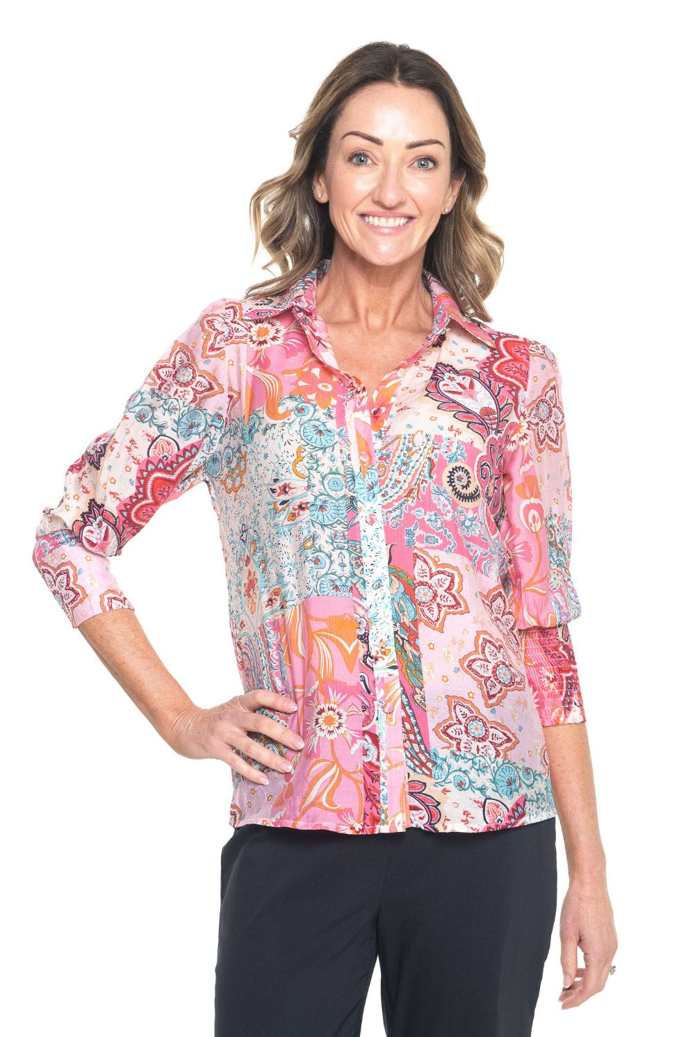 Silvermaple Collection - Velora Shirt | Petal Veil - Shirt - Silvermaple Boutique